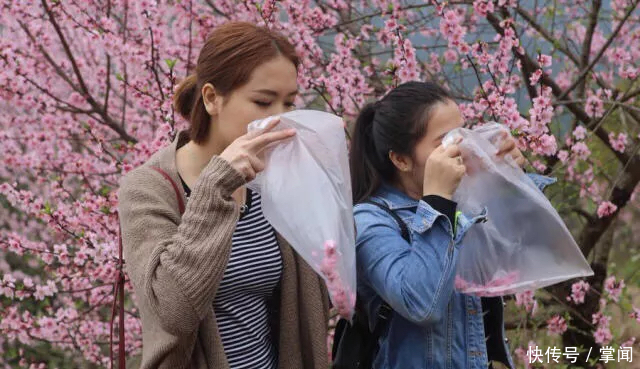 一群农村年轻女孩在路边卖空气，10块钱一袋，海拔越高价格越贵