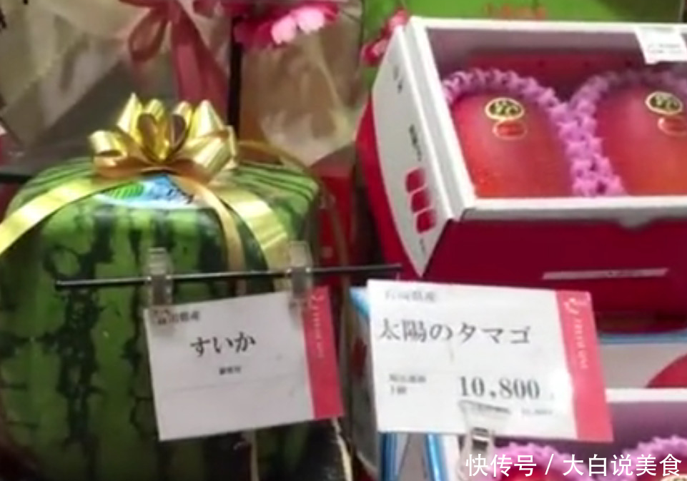 中国土豪花2万块钱买下日本 天价 方形西瓜,打