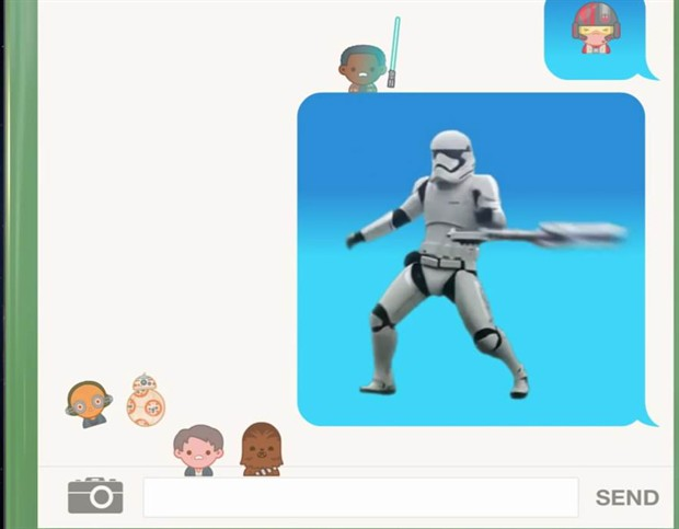 超可爱!emoji表情3分钟演绎《星球大战7》