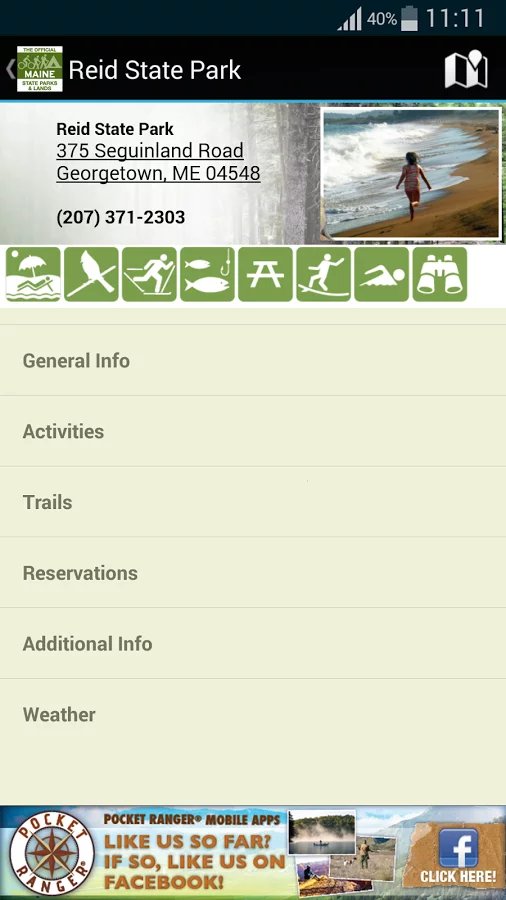 Maine State Parks & Land Guide截图5