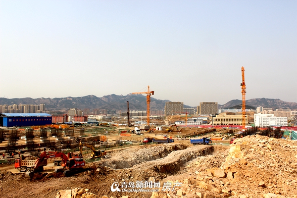 看新地:崂山区松岭路地铁11号线上盖项目地块