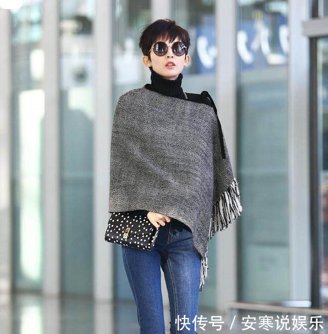 以下7位女明都穿牛仔裤,网友羡慕死刘诗诗,胸