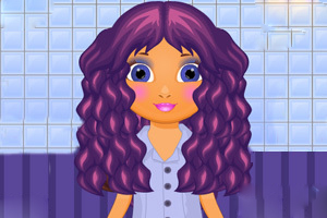 可爱的朵拉去理发,可爱的朵拉去理发小游戏,3