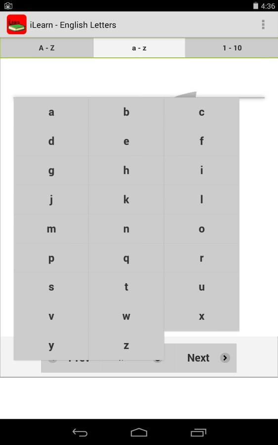 iLearn - English Letters截图2