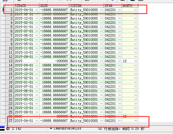 pl\/SQL查询oracle数据库表,除去ROWID列,一共