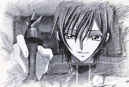 古装服饰铅笔画