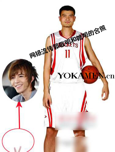 姚明女儿才4岁身高就快赶上郭敬明