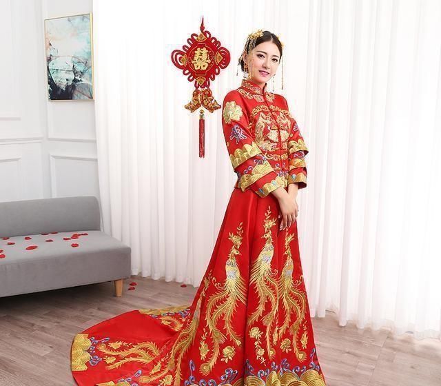 中式古典婚纱_中式婚纱(2)