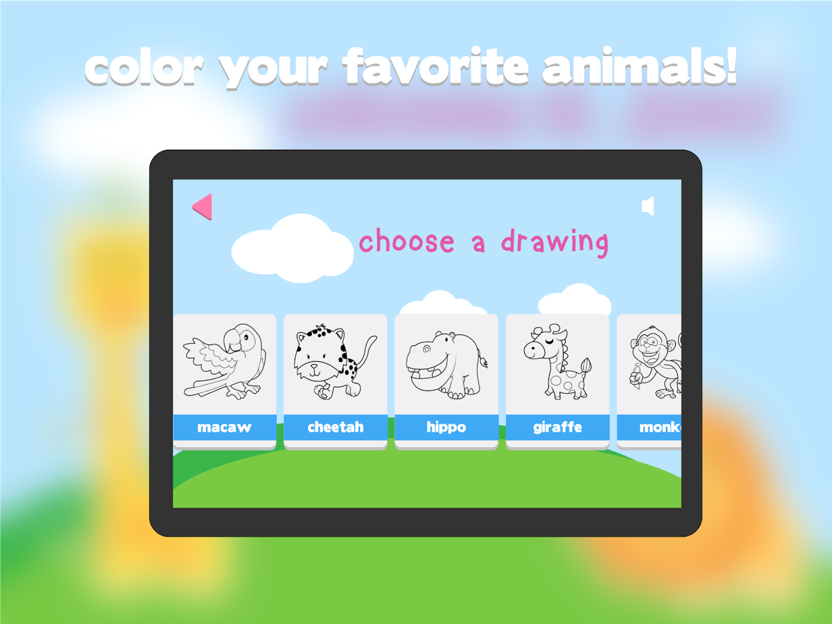 Zoo Animals: Coloring Pages截图1