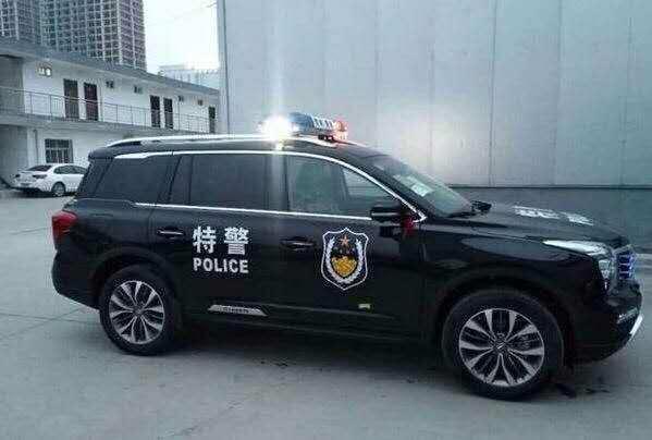 近日发现一组gs8警车组图曝光,霸气侧漏 外观丝毫不输美帝特勤警用suv