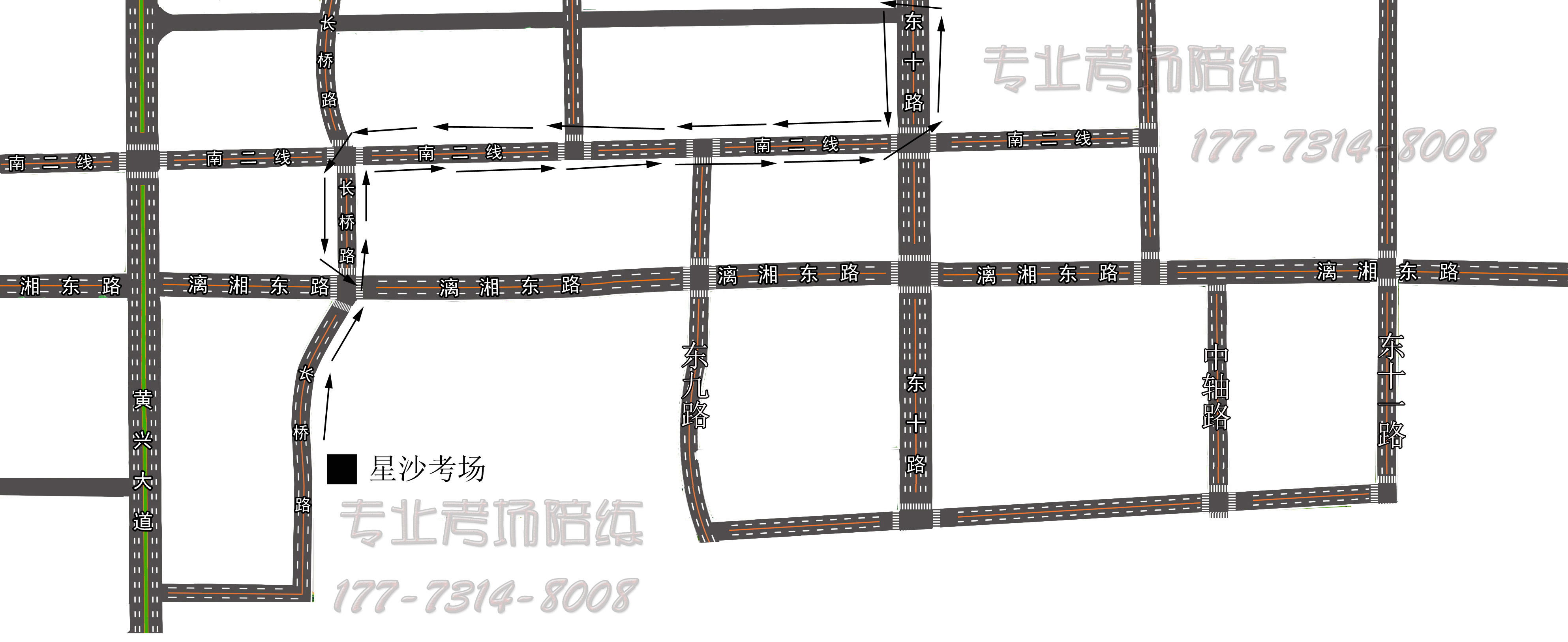 2017年新规后最新长沙县机电星沙考场科目三