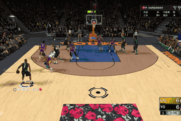 《nba2k18》高进球率三分球战术动图教程