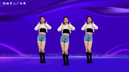 64步广场舞《妹妹你别走dj》附分解，简单好看