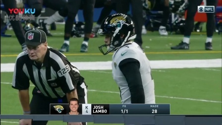 【NFL第10周比赛集锦】美洲虎26-29惜败小马