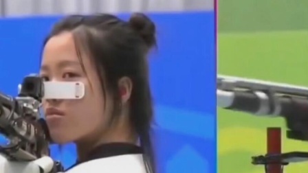 杨倩开枪前眼神杀