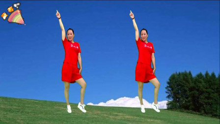蓝莓思洁广场舞 网红摆胯32步《渡我不渡她》广场舞神曲 动感旋律 舞步新颖好看