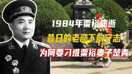 文史档案 84年粟裕病逝，昔日的老部下向守志，为何要刁难粟裕妻子楚青