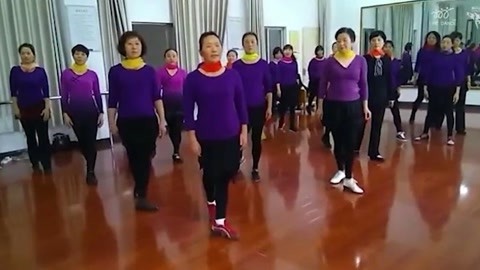 广场舞 广场舞排舞《月亮河》