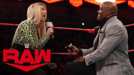 WWE RAW 2019 【RAW 12/16】拉娜主动提求婚，巴比莱斯利单膝跪地，递上鸽子蛋钻戒