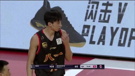 CBA 18/19赛季 八一VS肯帝亚第四节：赵率舟死死支撑，八一队129-88战胜对手