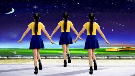 草原天籁音乐，广场舞《拉萨夜雨》32步附分解