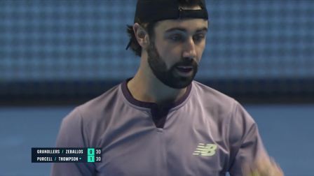 【全场回放】普塞尔/汤普森2-0格拉诺勒斯/泽巴洛斯 2024ATP年终总决赛