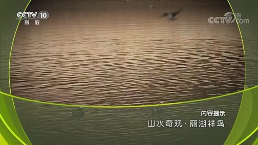 地理中国 《地理中国》 20180910 山水奇观·丽湖祥鸟
