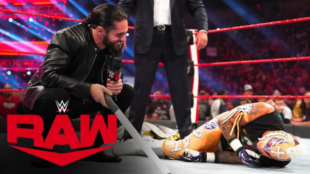 WWE RAW 2019 【RAW 12/16】赛斯带领AOP用铁棍袭击雷尔，号称自己善良有原则