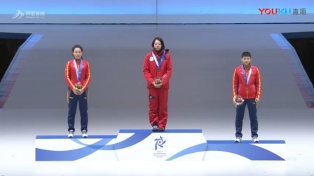 开幕式 女子单板滑雪平行大回转颁奖 中国收获1银1铜