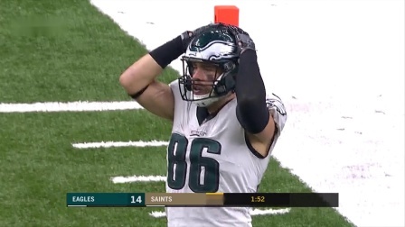 【NFL季后赛分区轮 】老鹰14-20圣徒