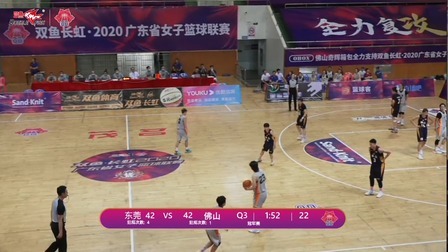 广东省女子篮球联赛Day6东莞VS佛山录播