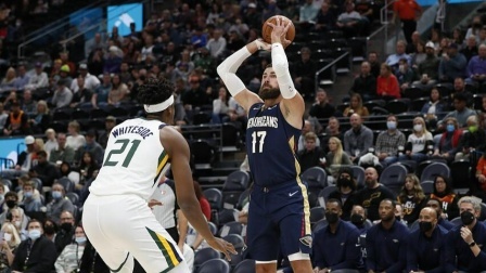 NBA季前赛-戈贝尔19+19  爵士6人上双轻取鹈鹕