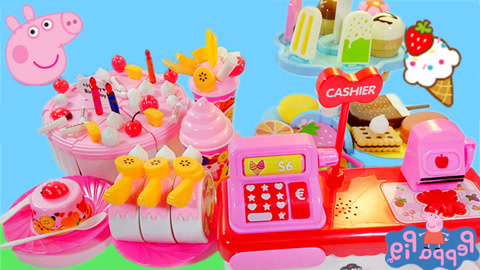小猪佩奇超市购物生日过家家