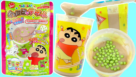 玩具益趣园 美味食玩DIY蜡笔小新巧克力甜品饮料
