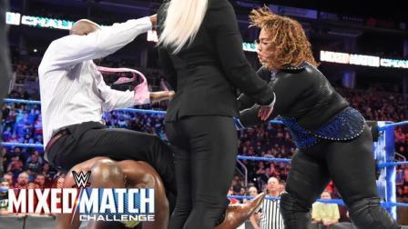 WWE混双挑战赛 【WWE混双挑战赛第一季】奈亚失利 迁怒于泰特斯团队