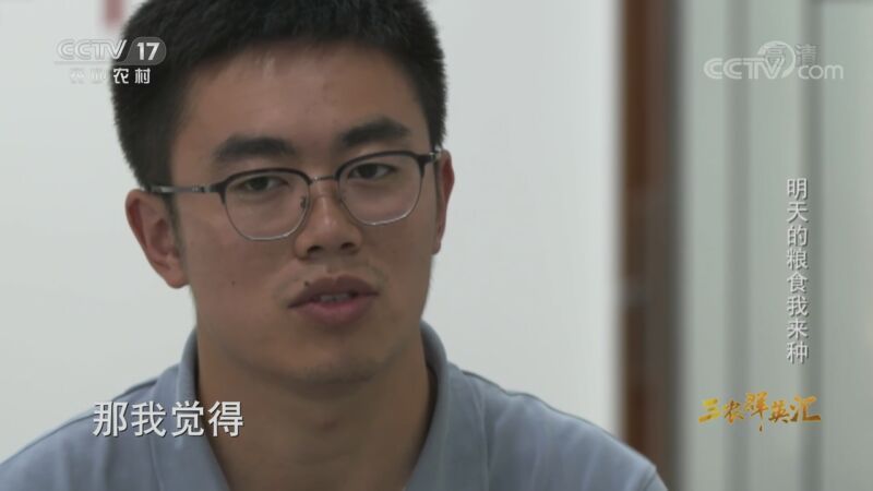 三农群英汇 《三农群英汇》 20200924 明天的粮食我来种