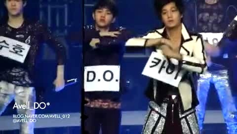 EXO MAMA彩排 主D.O 饭拍版 12/05/11-EXO-K
