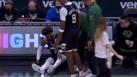 NBA热辣资讯 马修斯膝盖受伤球队不叫暂停！球迷：这个是不是有点残忍？