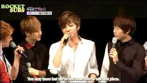 IU kiss&cry OBS News U-Kiss Fan Meeting报道 英文字幕 11/09/06-U-Kiss (UKiss)