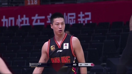 CBA 18/19赛季 深圳VS同曦第二节：深圳将分差进一步缩小，半场比分53-47