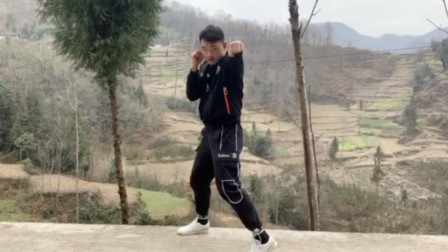 《宅家练拳》 赵小宇教你在搏击中蹬腿转跨和发力