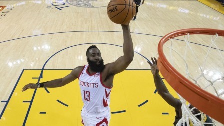 NBA流言收割机 开发新招式！哈登后撤步金鸡独立三分