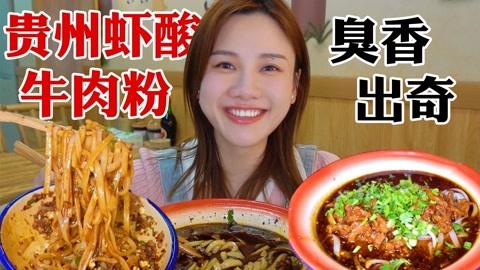大胃王密子君 密子君·贵州虾酸牛肉粉