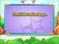 聪明宝宝学英语 Ten  little  Indinans