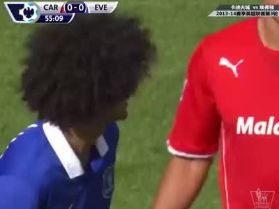 英格兰足球超级联赛 13-14赛季第3轮：卡迪夫城0-0埃弗顿