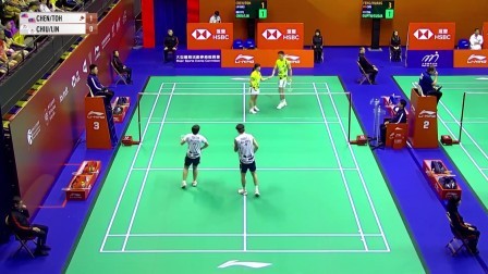 【全场回放】陈堂杰/杜颐沩2-0邱相榤/林芝昀 中国香港羽毛球公开赛混双32强赛