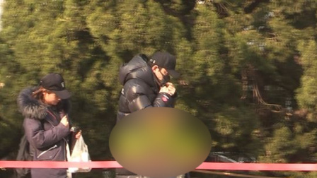 土豆娱乐快报 2018 1月 贾乃亮咳嗽不断 等待安检在路边服药 180116