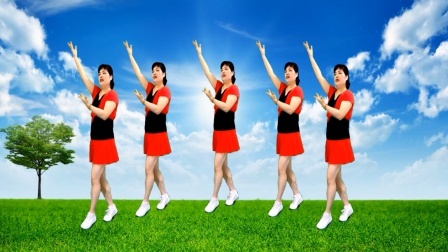 精选广场舞《一朵云在蓝天飘过》醉人的歌 美妙的舞
