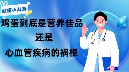 养生之堂 鸡蛋到底是营养佳品，还是心血管疾病的祸根？医生告诉你该不该吃