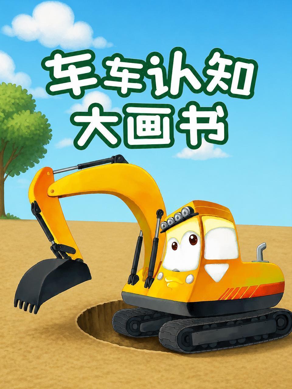 车车认知大画书 海报